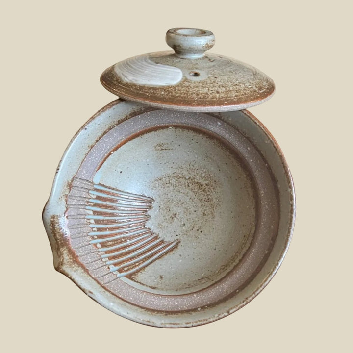 Shiga Japanese Master Handmade Shiboridashi Hobin - Tea and Whisk