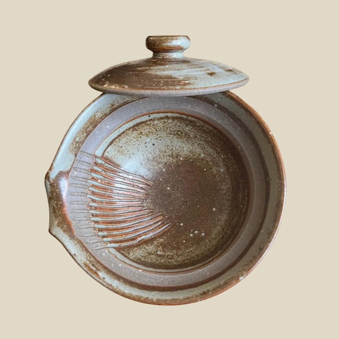 Shiga Japanese Master Handmade Shiboridashi Hobin - Tea and Whisk