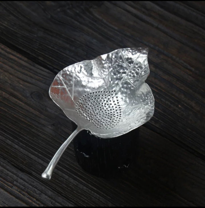 Silver Tin Tea Strainer - Tea and Whisk