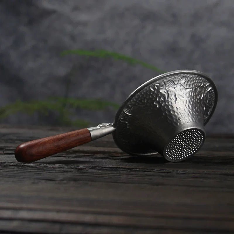 Silver Tin Tea Strainer - Tea and Whisk