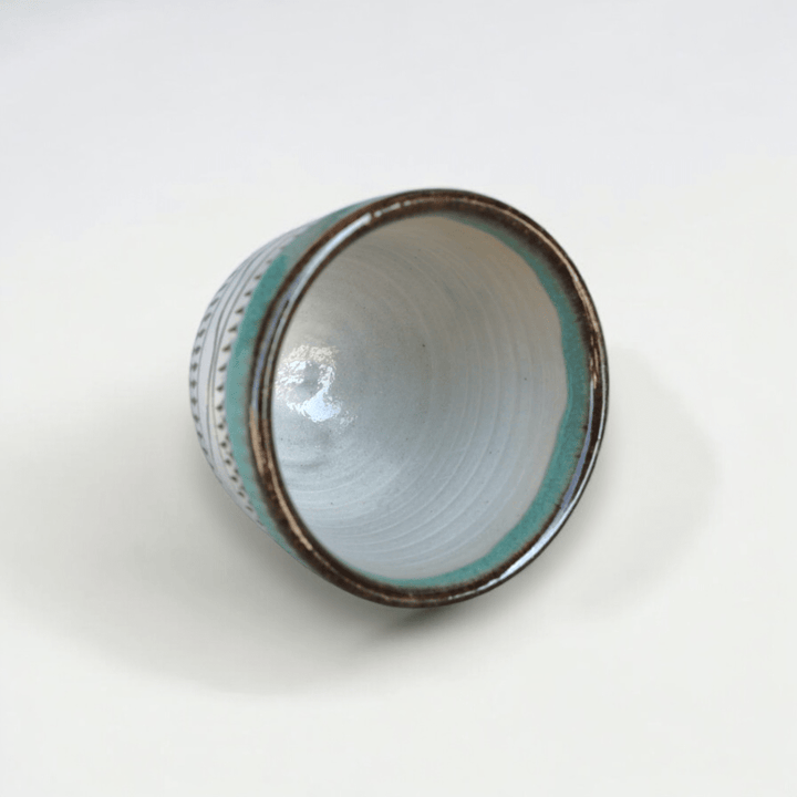Small Blue Tobi - Ganna Teacup - Tea and Whisk