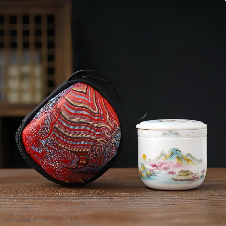 Solo Moment Mini Travel Gongfu Brewing Set - Tea and Whisk