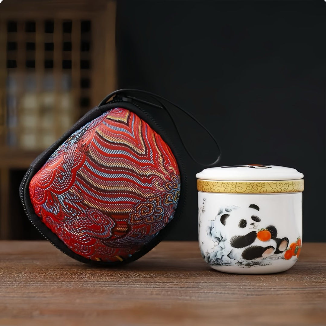 Solo Moment Mini Travel Gongfu Brewing Set - Tea and Whisk
