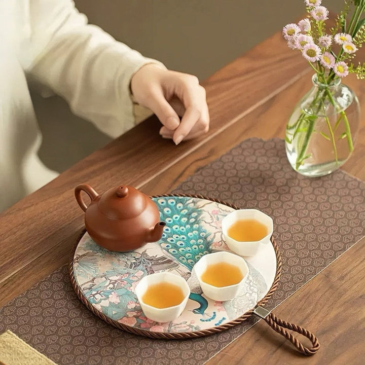 Spring Garden - Quick Drying Clay Tea Tray - Tea and Whisk