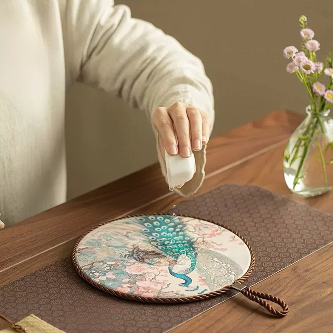 Spring Garden - Quick Drying Clay Tea Tray - Tea and Whisk
