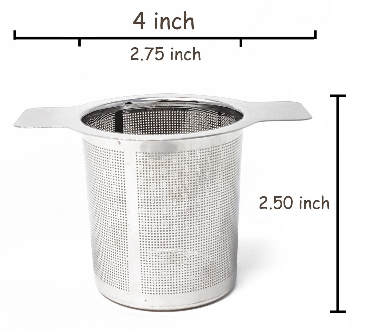 Stainless Steel Laser Cut Strainer - Tea and Whisk