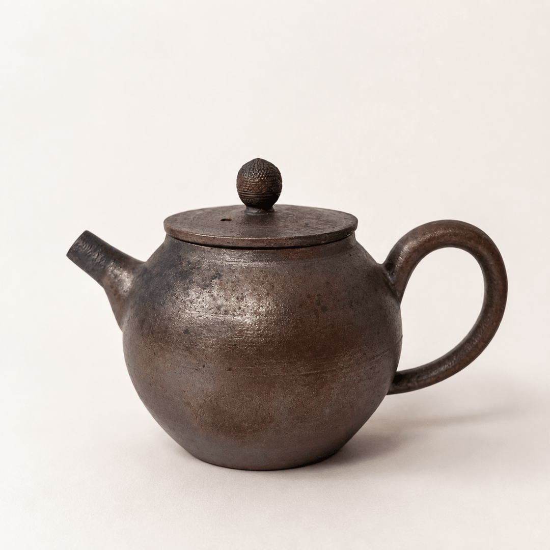 Taiwan Wood-Fired “Burnished Earth” Teapot 160ml - Tea and Whisk