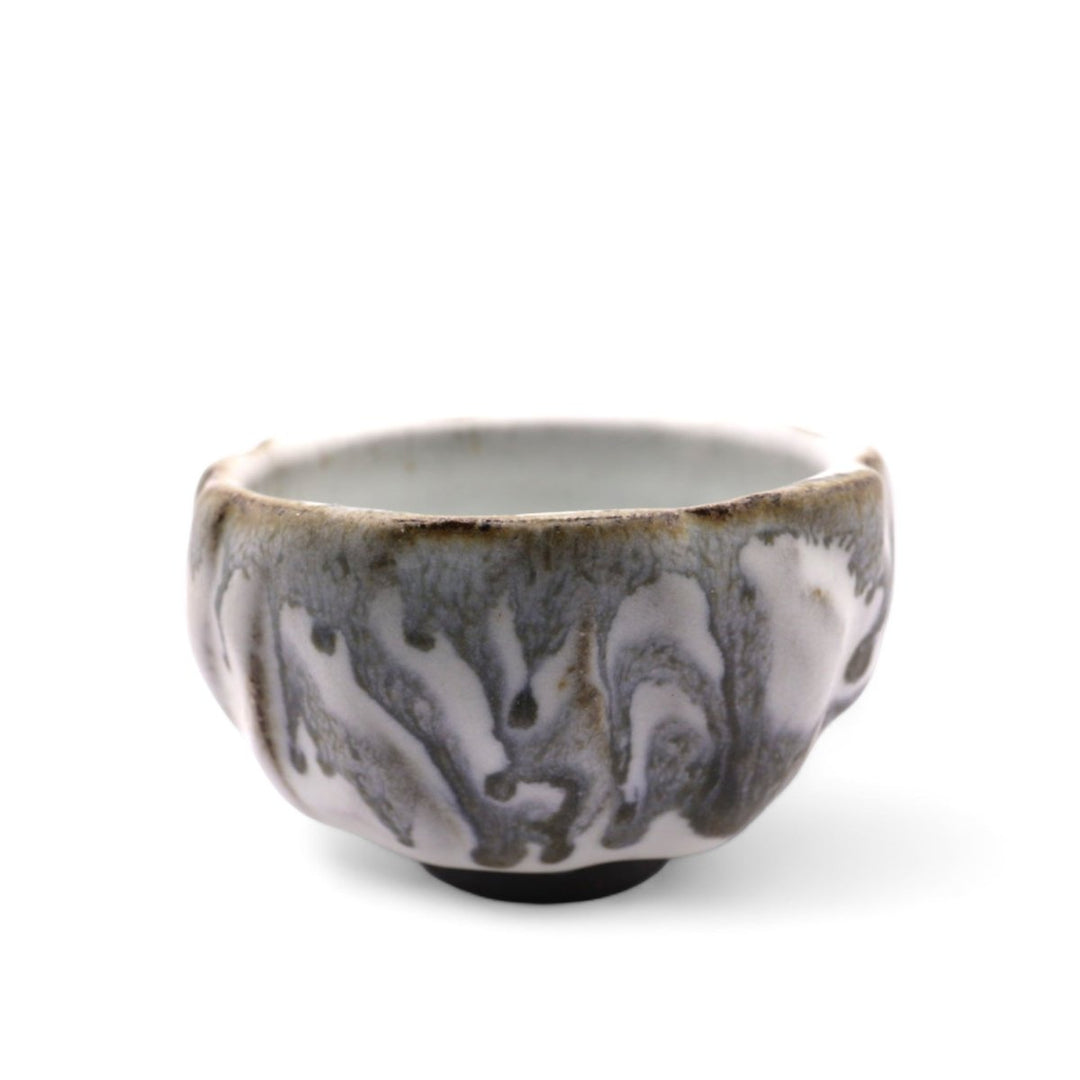 Taiwanese Handmade Wood - fired Ceramic Teacup - Silver Stream - Tea and Whisk