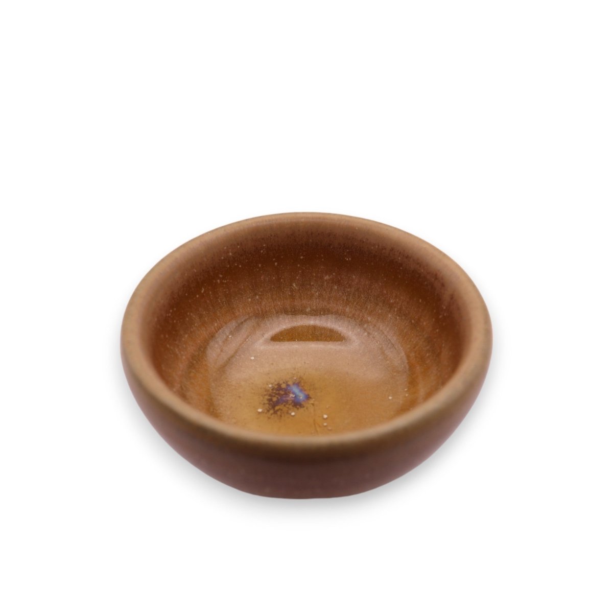 Taiwanese Handmade Wood - Fired Ceramic Teacup - Speckled Earth - Tea and Whisk