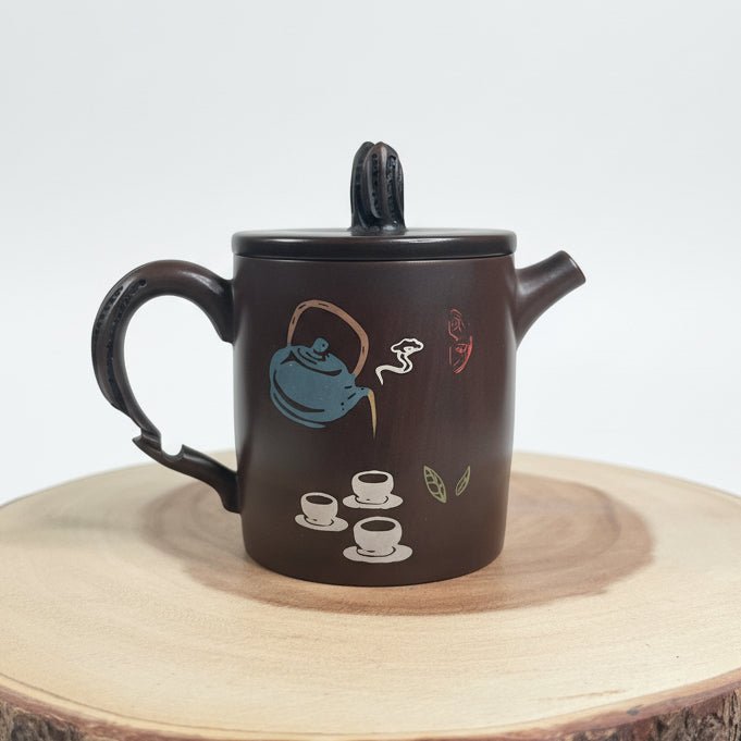 Tea Story - Jianshui Master Handcrafted Teapot - Tea and Whisk