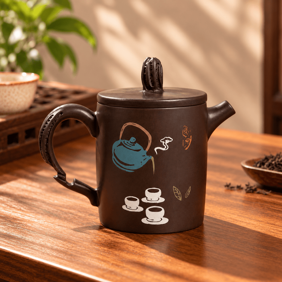Tea Story- Jianshui Master Handmade Teapot 145ml - Tea and Whisk