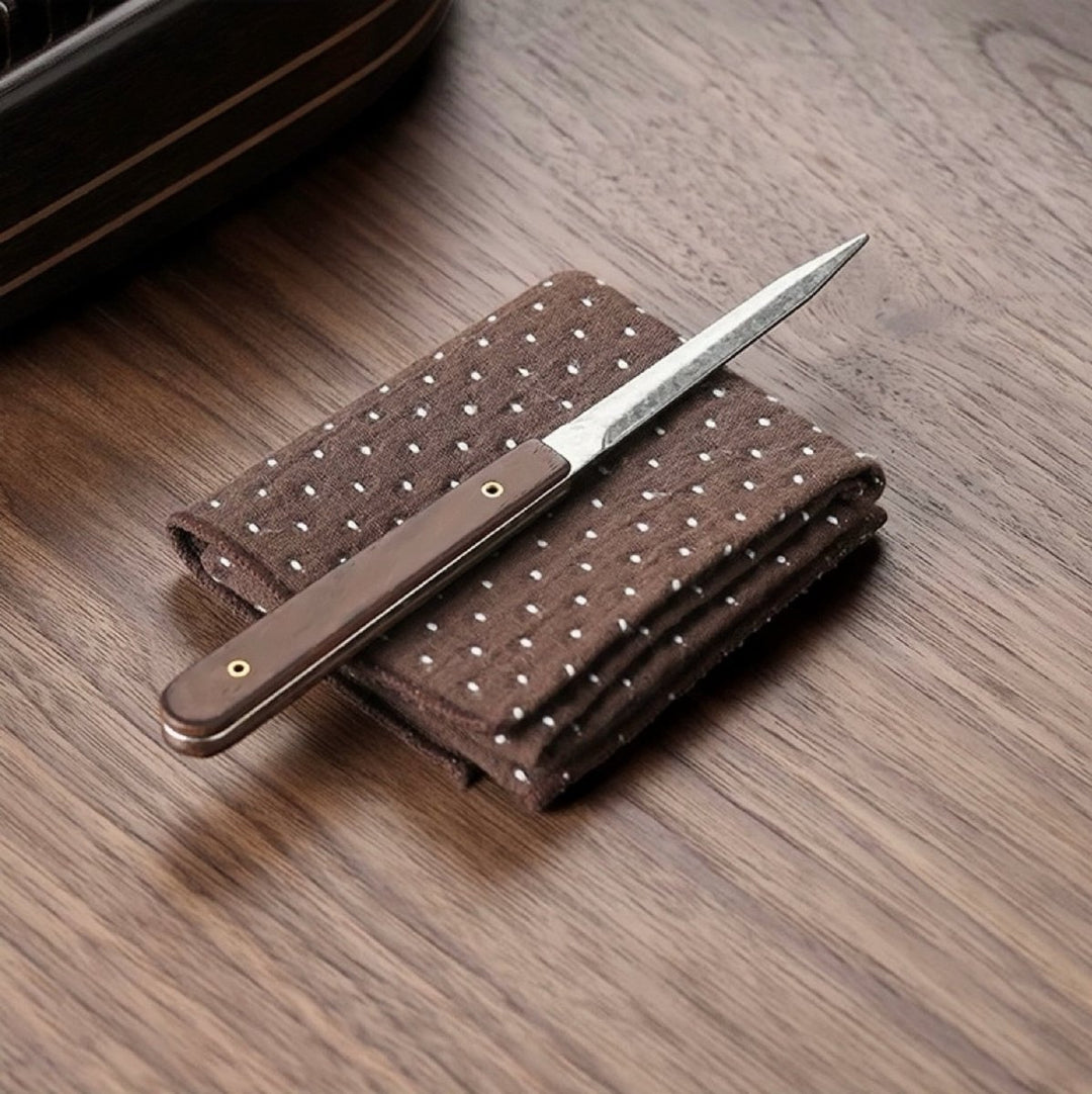 Titanium Puerh/White Tea Cake Knife - Tea and Whisk