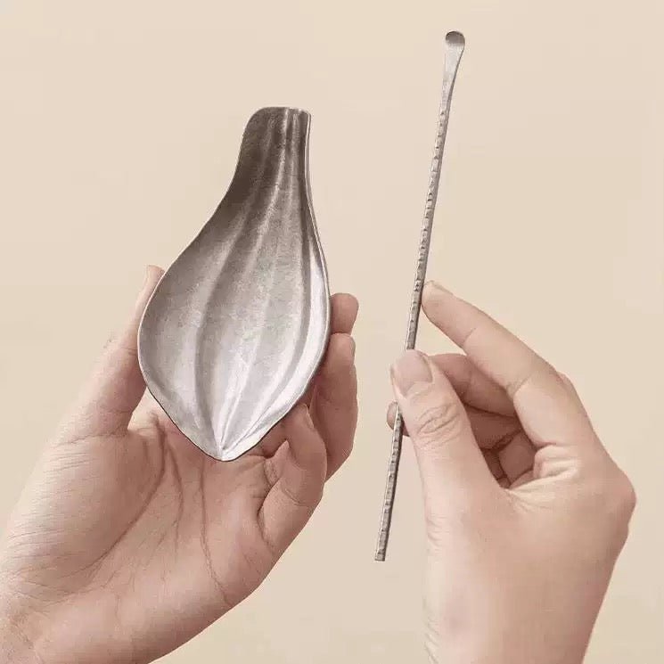 Titanium Tea Tool Collection - Tea and Whisk