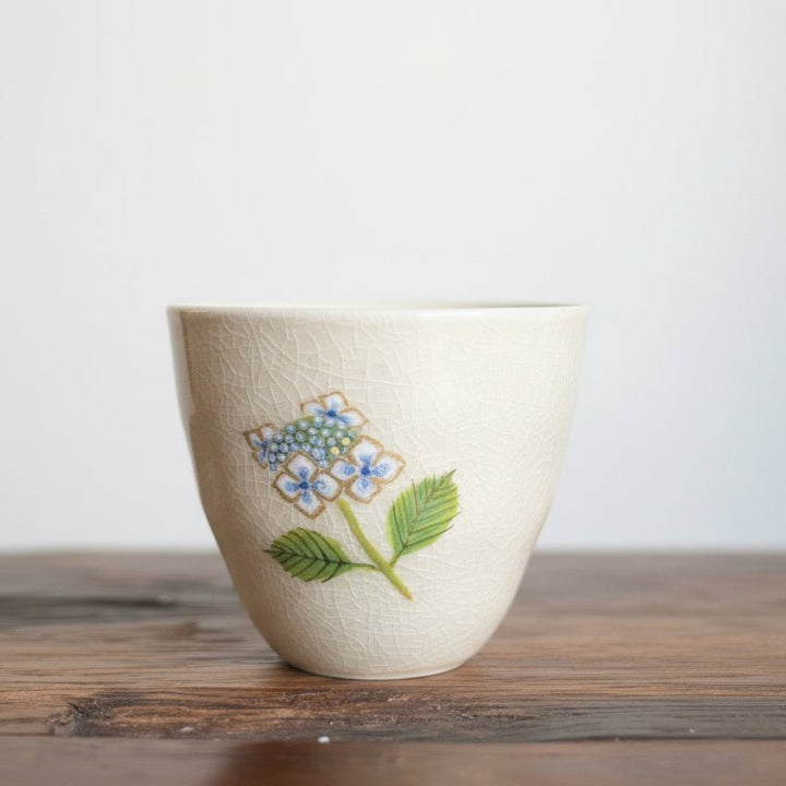 Tohomura Handpainted Japanese Kyusu Teapot - Hanagokoro Collection - Tea and Whisk