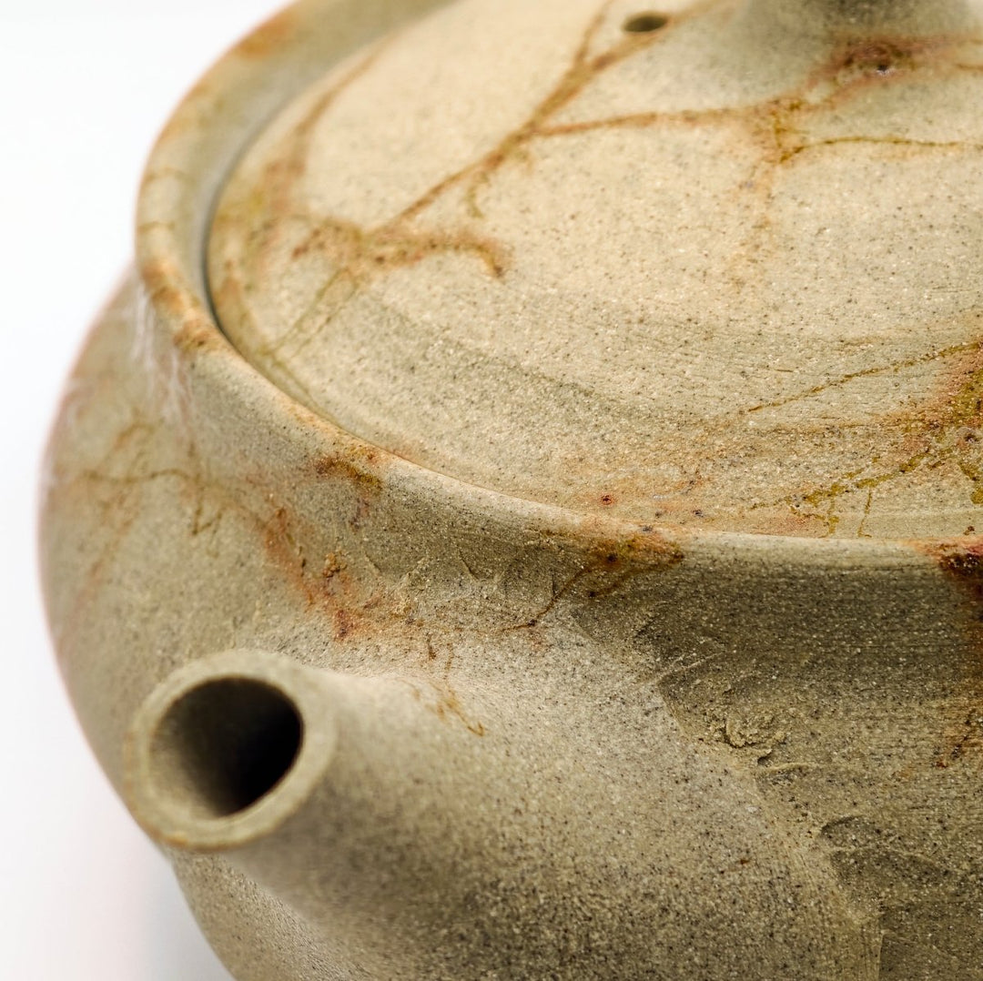 Tokoname Mogake “Tide Trace” Kyusu - Tea and Whisk