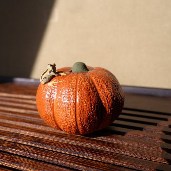Water Spraying Gourds & Pumpkins Frog Teapet - Tea and Whisk