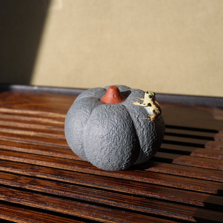 Water Spraying Gourds & Pumpkins Frog Teapet - Tea and Whisk