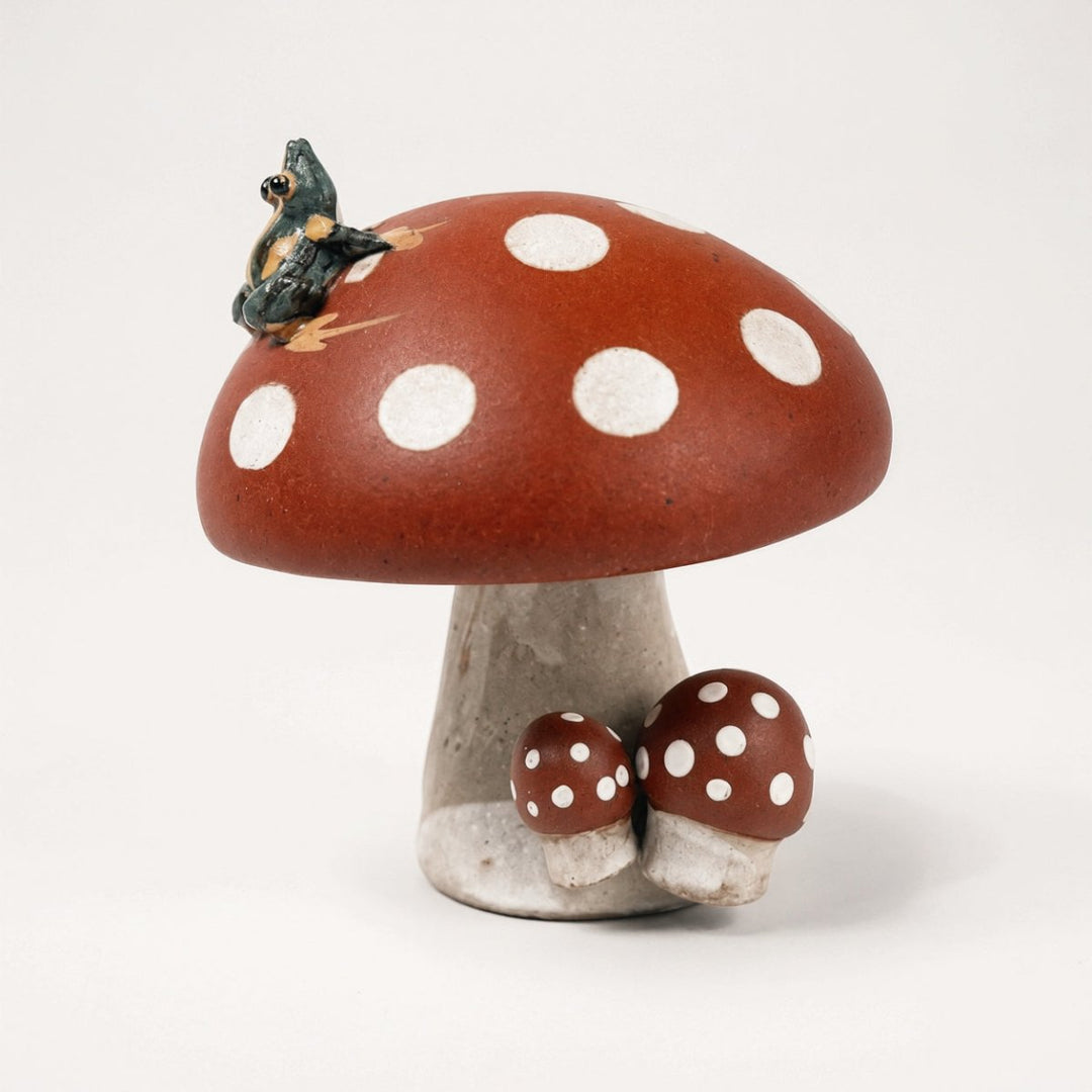 Water Spraying Handmade Clay Teapet Collection - Tea and Whisk
