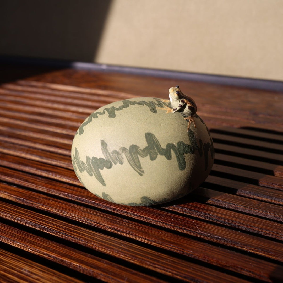 Water Spraying Watermelon Frog Teapet - Tea and Whisk