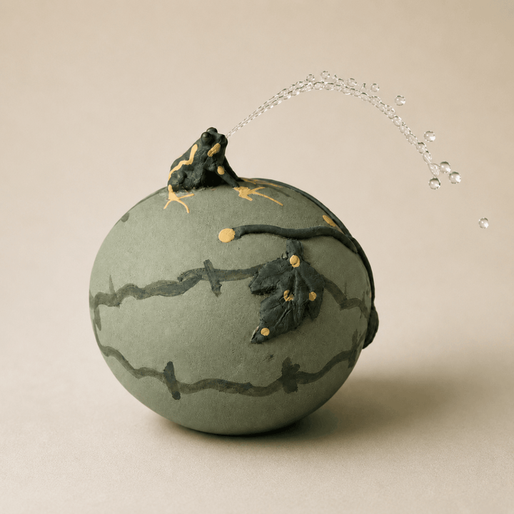 Water Spraying Watermelon Frog Teapet - Tea and Whisk