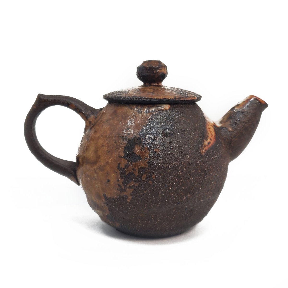 Wood - fired Rustic Teapot - Tea and Whisk