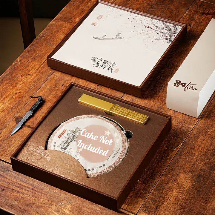 Wooden Gift Box included a Tea Knife - Tea and Whisk