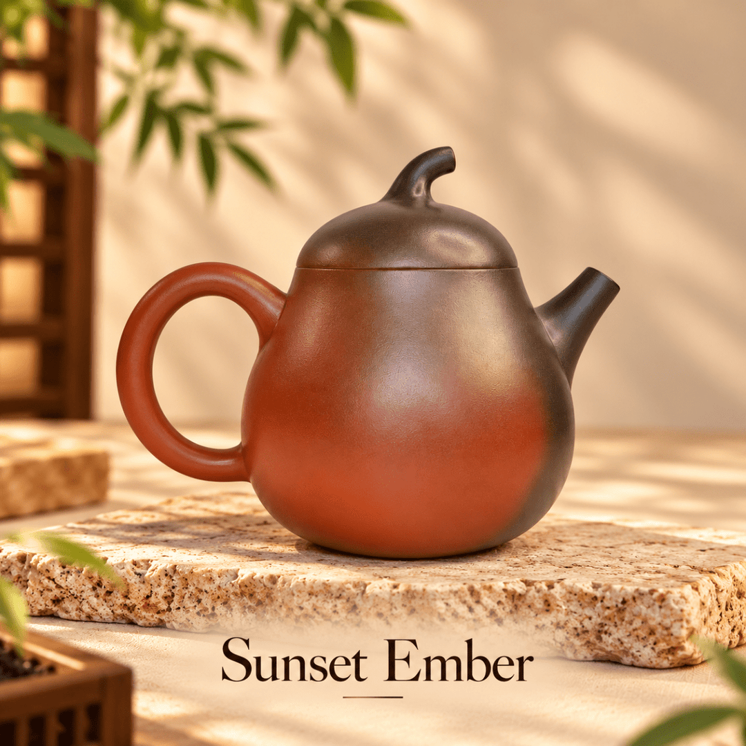 Woodfired Nixing “Lixing” Pear-Shaped Handmade Teapot 120ml - Tea and Whisk