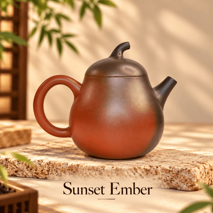 Woodfired Nixing “Lixing” Pear-Shaped Handmade Teapot 120ml - Tea and Whisk