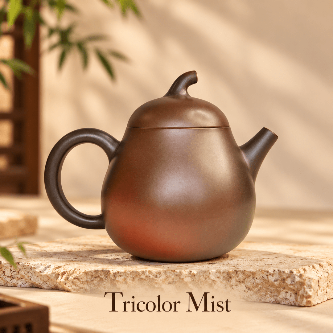 Woodfired Nixing “Lixing” Pear-Shaped Handmade Teapot 120ml - Tea and Whisk