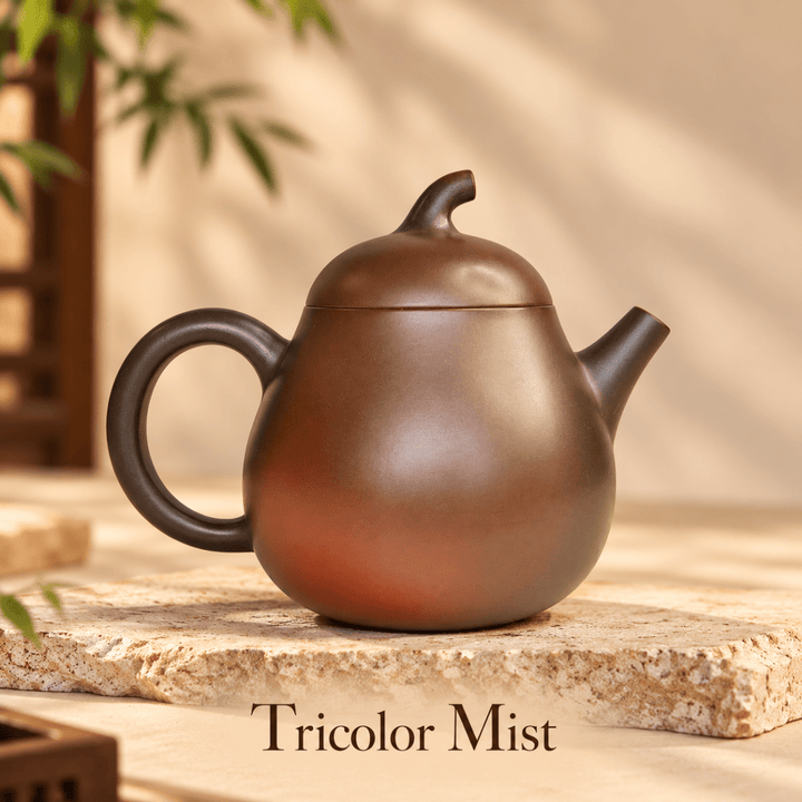 Woodfired Nixing “Lixing” Pear-Shaped Handmade Teapot 120ml - Tea and Whisk