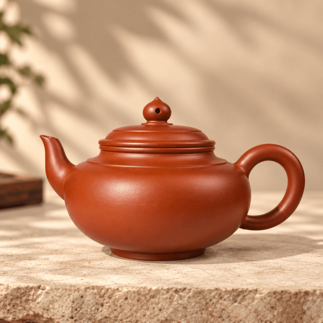 Xiao Ying – Handmade Yixing Dahongpao Zhuni Teapot | 180ml - Tea and Whisk