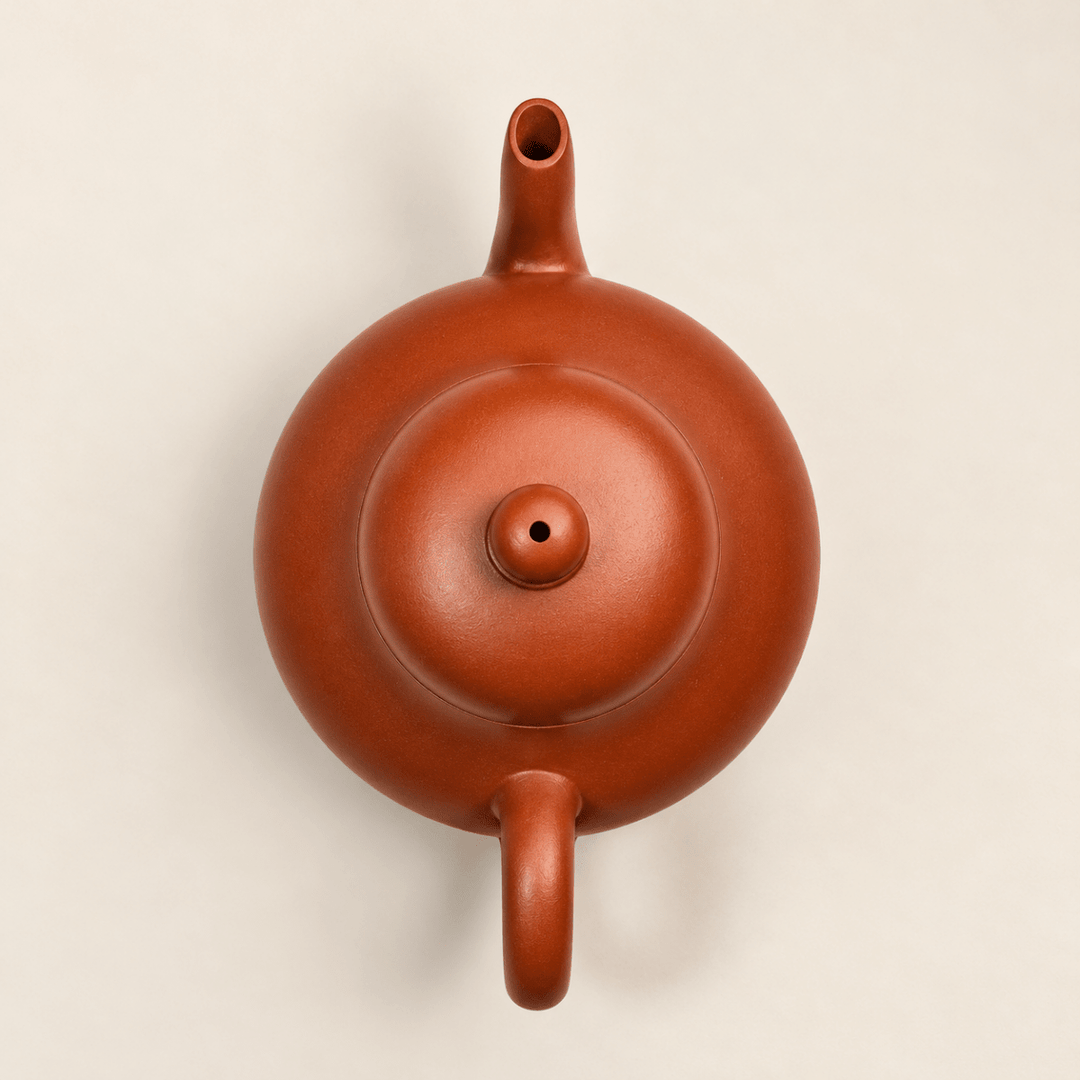Yixing “Ai Li” Low Pear-Shaped Handmade Zhuni Teapot 160ml - Tea and Whisk