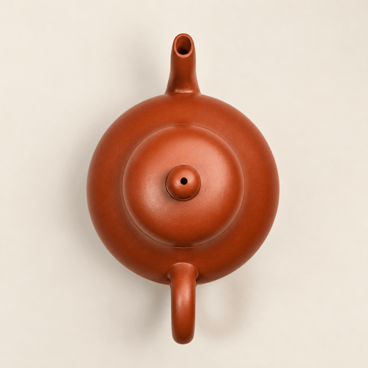 Yixing “Ai Li” Low Pear-Shaped Handmade Zhuni Teapot 160ml - Tea and Whisk