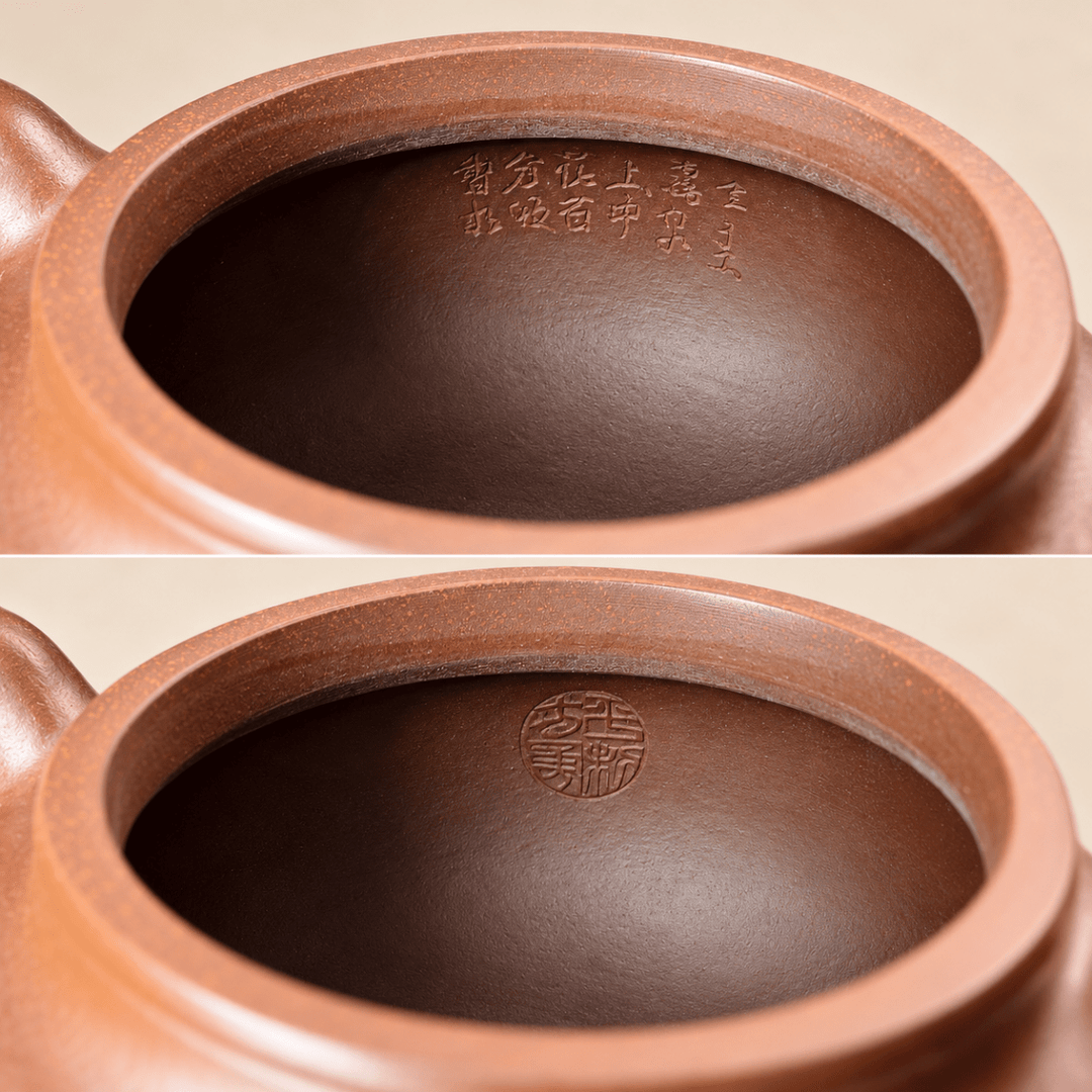 Yixing Classic Zini “Duozhi” Handmade Teapot 200ml - Tea and Whisk