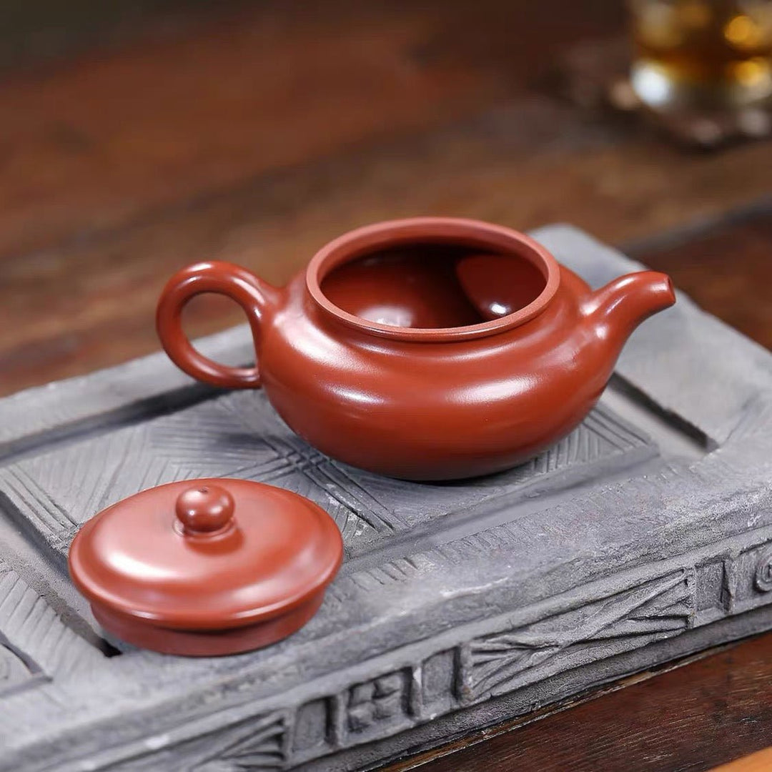 Yixing “Fang Gu” Handmade Zhuni Teapot - Tea and Whisk