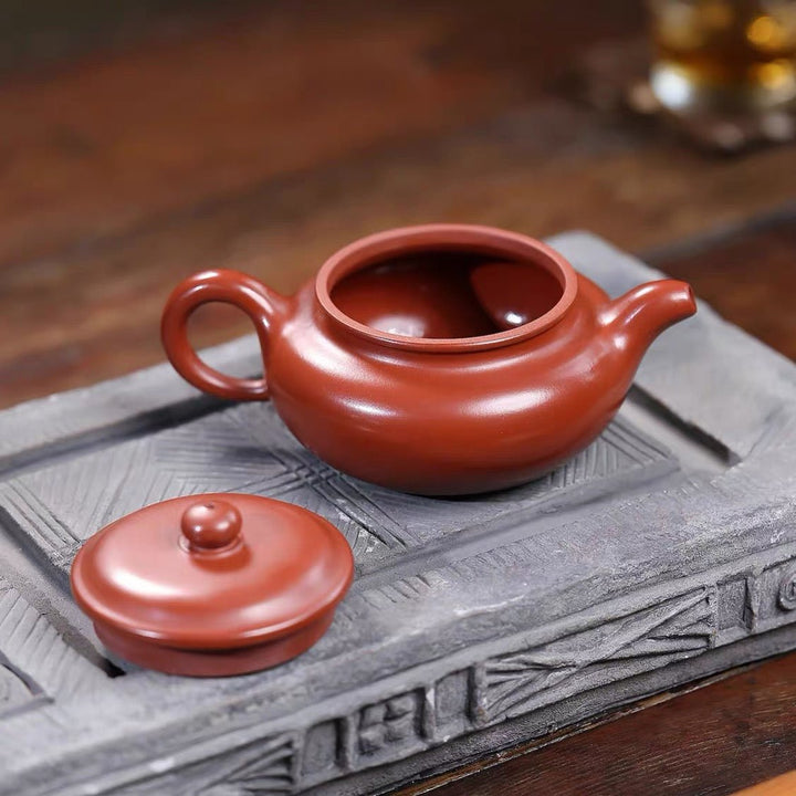 Yixing “Fang Gu” Handmade Zhuni Teapot - Tea and Whisk