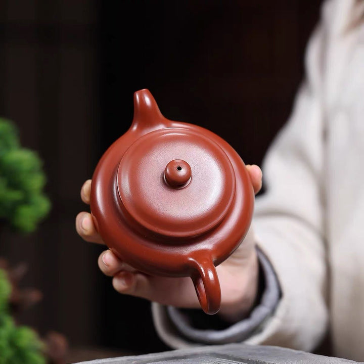 Yixing “Fang Gu” Handmade Zhuni Teapot - Tea and Whisk