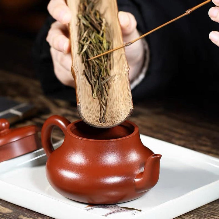 Yixing “Jun De” Handmade Zhuni Teapot - Tea and Whisk