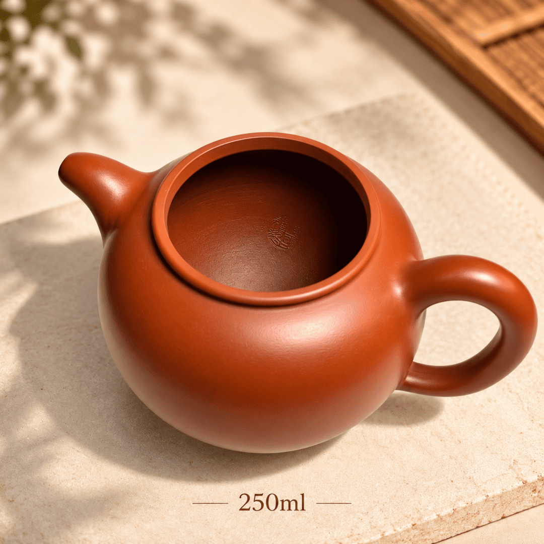 Yixing “Paozun” Handmade Dahongpao Zhuni Teapot - Tea and Whisk