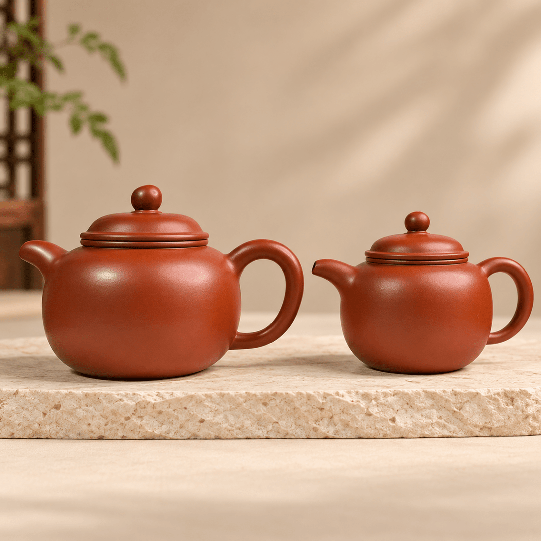 Yixing “Paozun” Handmade Dahongpao Zhuni Teapot - Tea and Whisk