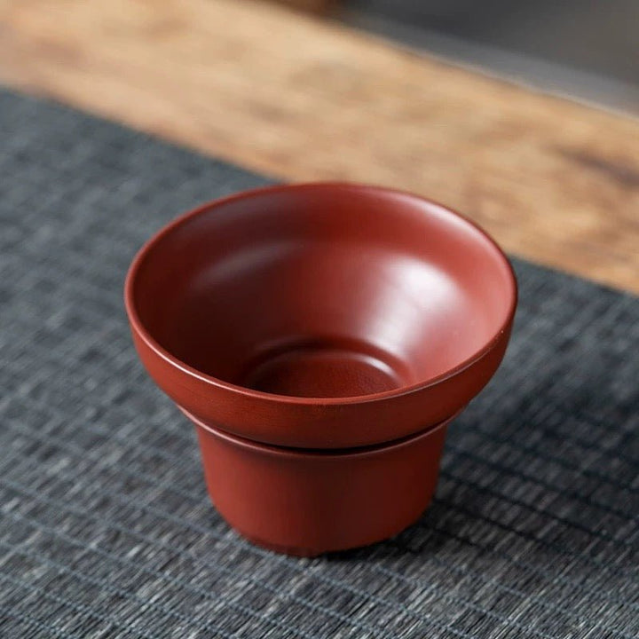 Yixing Red Clay Tea Strainer - Tea and Whisk
