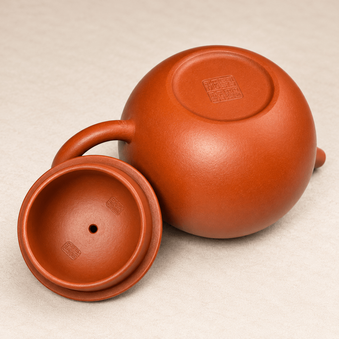 Yixing “Rongtian” Handmade Zhuni Teapot - Tea and Whisk