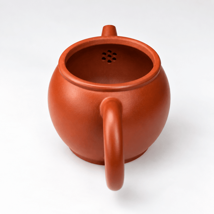 Yixing Round “Hanwa” Handmade Zhuni Teapot 170ml - Tea and Whisk