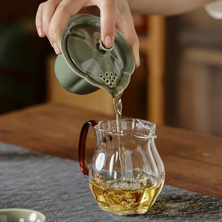 Yue Kiln Celadon Flow Gaiwan - Tea and Whisk