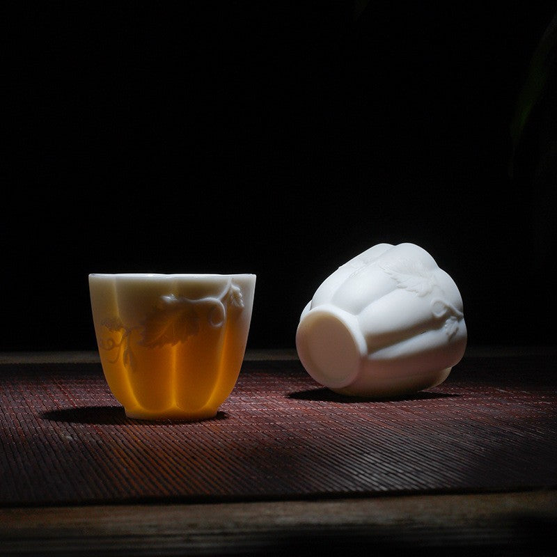 Premium White Jade Gongfu Teapot set