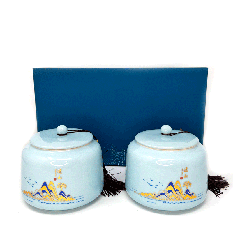 Ceramic Tea Canisters Gift Set