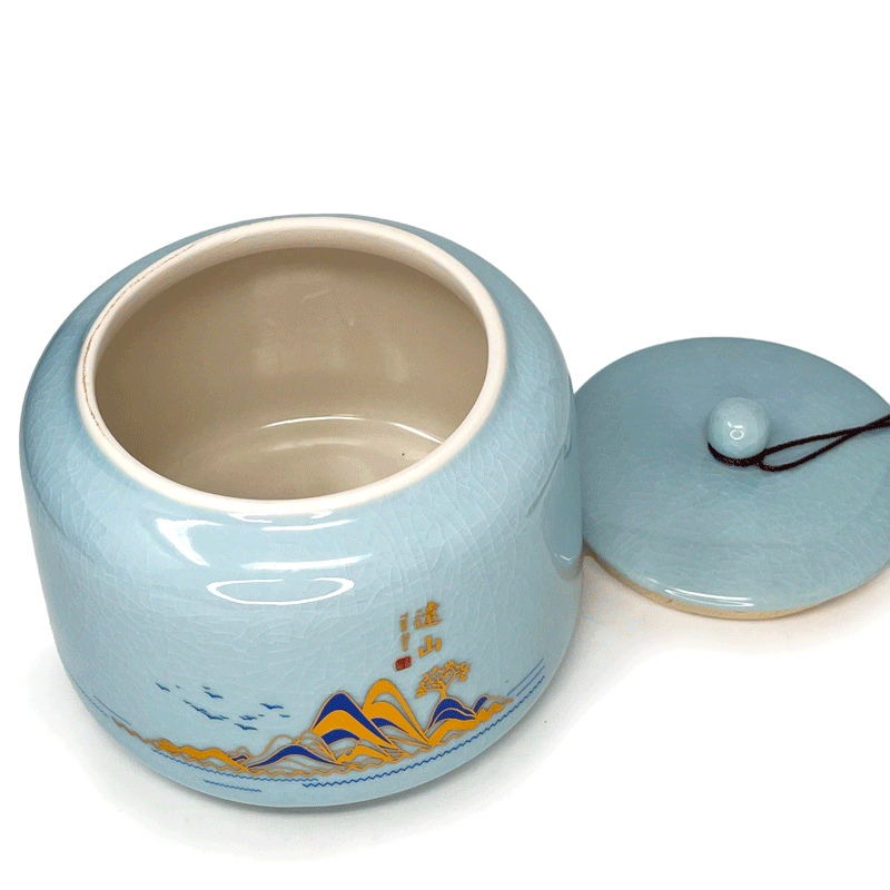 Ceramic Tea Canisters Gift Set