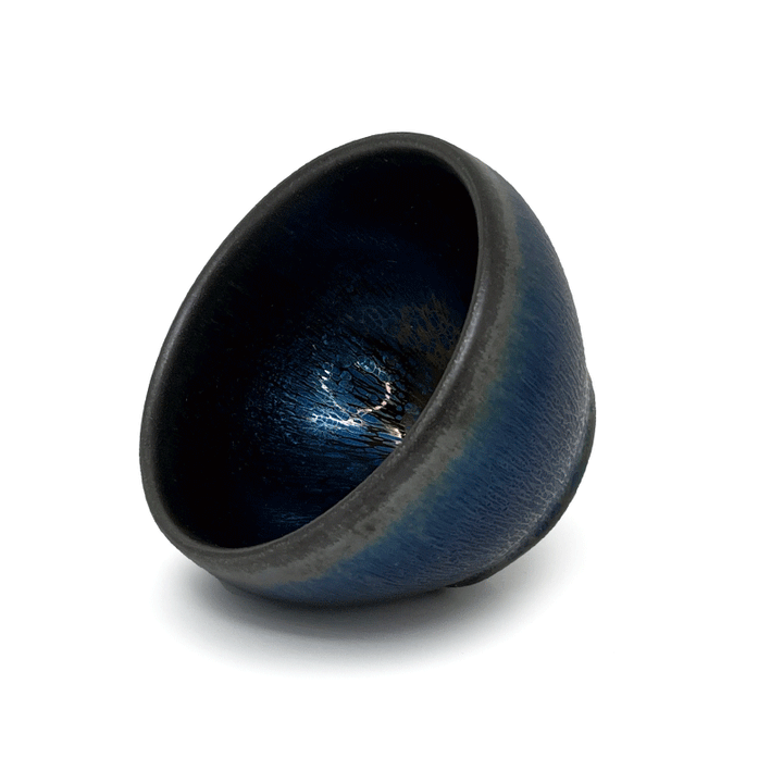 Jianzhan Tenmoku Teacup Coral Rill