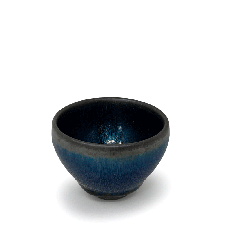 Jianzhan Tenmoku Teacup Coral Rill