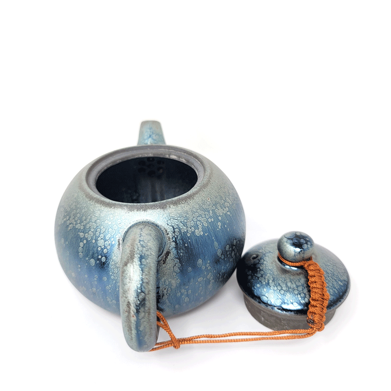 Jianzhan Tenmoku Teapot Blue Jewel (7)